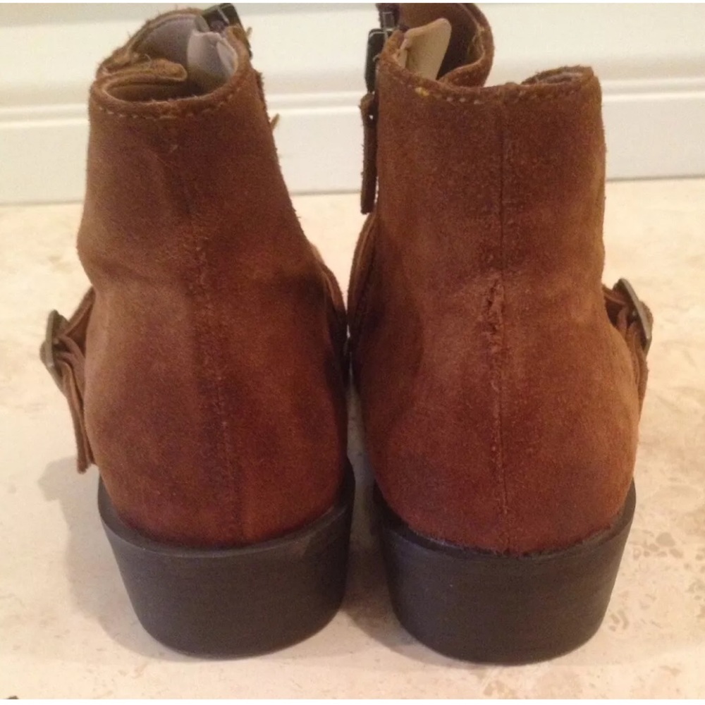 Zara Basic Collection Equestrian Suede Ankle Boots - image 6